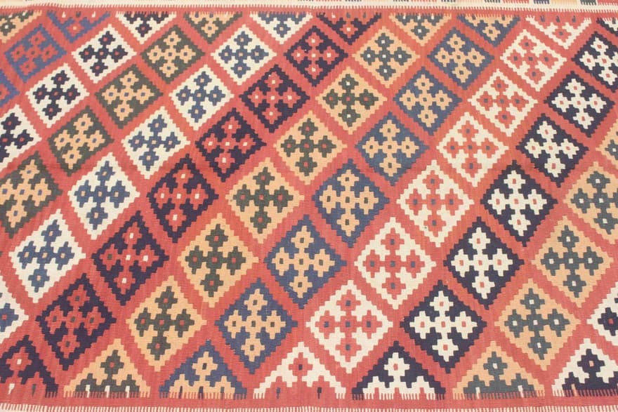 Kelim Fars Carpet 223x153 - Image 4
