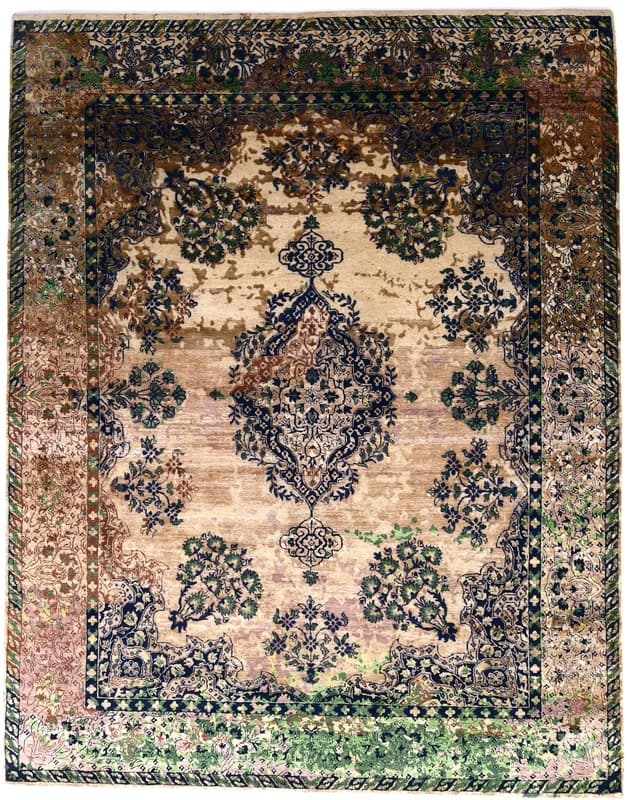 Modern Lotus Teppich 307x243