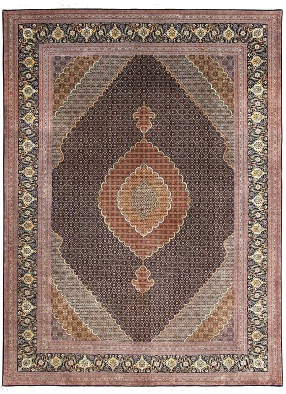 Tabriz 50Raj Teppich 345x255