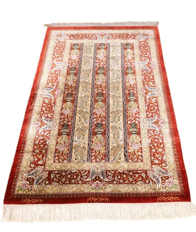 Ghom Seide Teppich 125x80