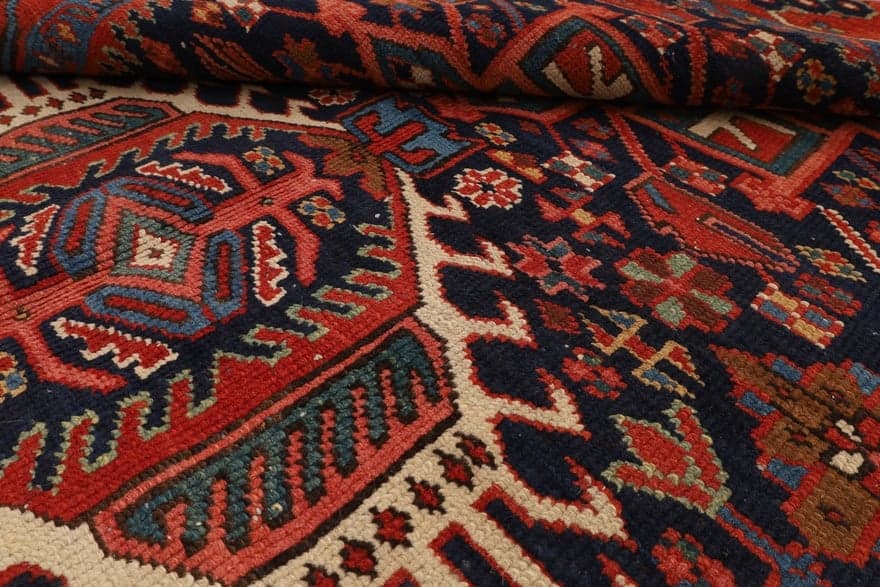Antique Heriz Carpet  192x150 - Image 3