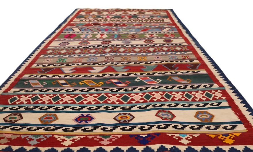 Kelim Teppich 138x90 - Image 5