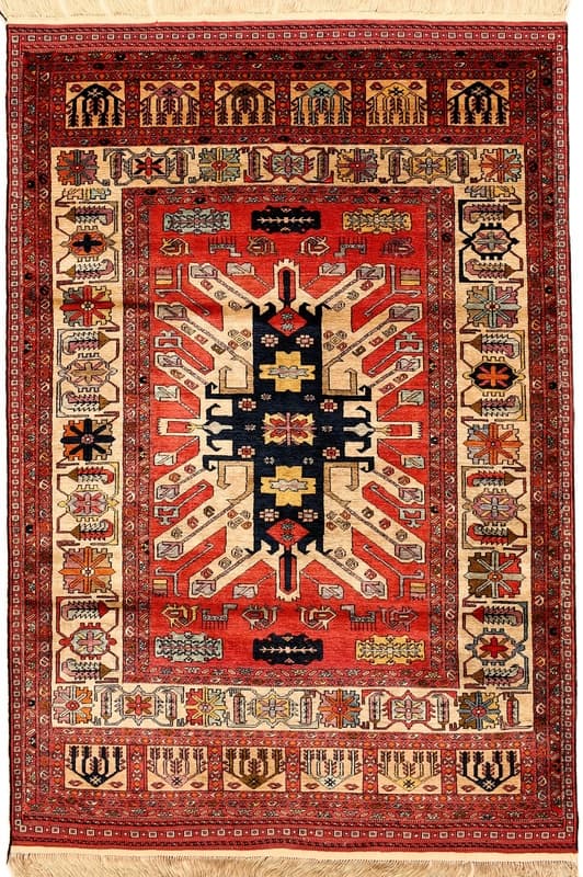 Quchan Seide Teppich 135x95