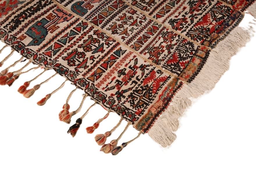 Kelim Fars Teppich 92x75 - Image 3
