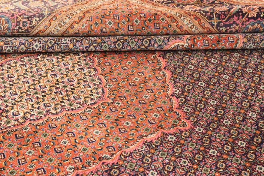 Authentischer Tabriz 50 Raj Mahi Teppich 362x253 cm