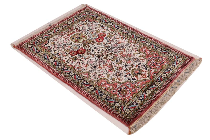 Ghom Silk Carpet  95x60