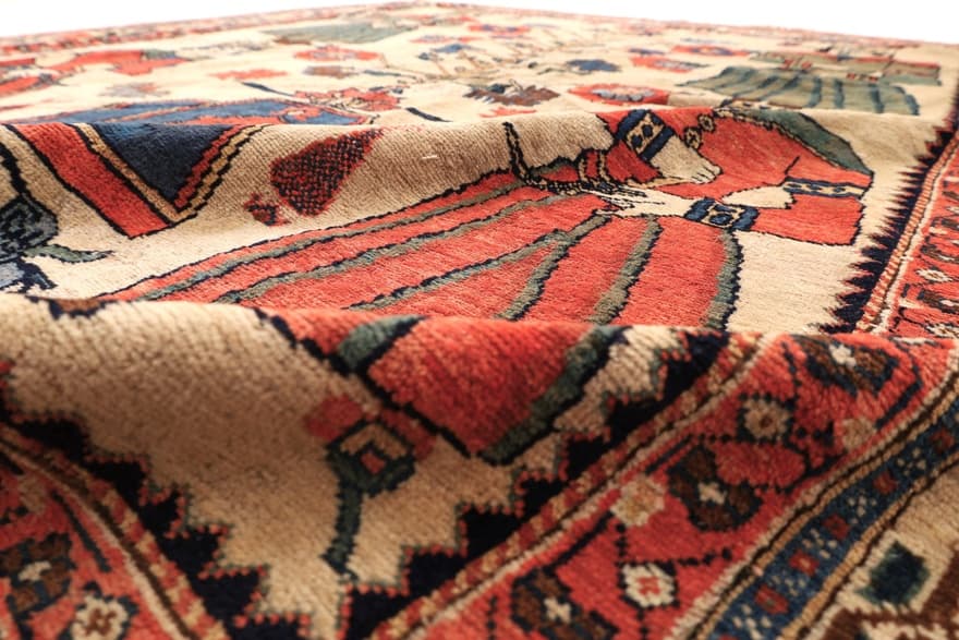 Malayer Antique Carpet 174x152 - Image 5