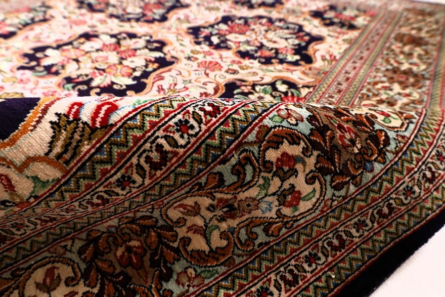 Ghom Seide Teppich 114x80
