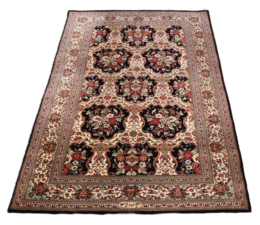 Ghom Seide Teppich 114x80