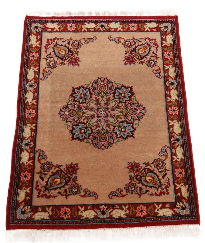 Vintage Isfehan Carpet 84x64 - Image 3