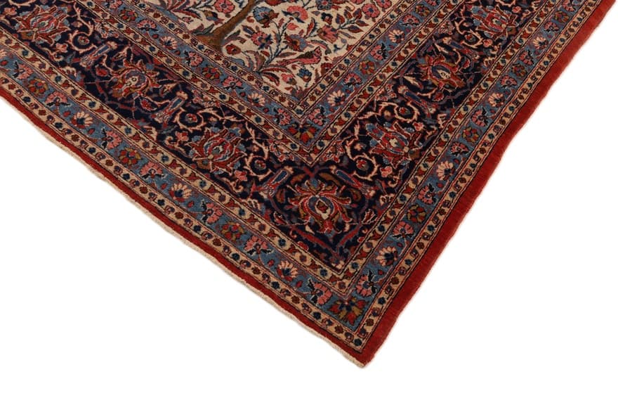 Kashan Antik  Teppich 343x230