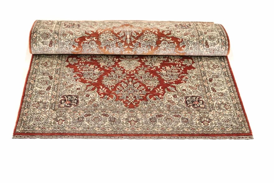 Hereke Seide Teppich 128x80