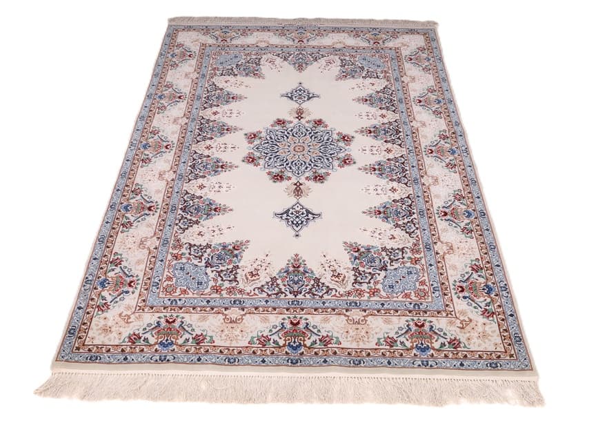 Isfahan Davari Seidenkette Teppich 203x130