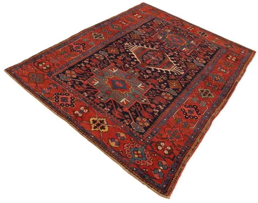 Antique Heriz Carpet  192x150 - Image 5