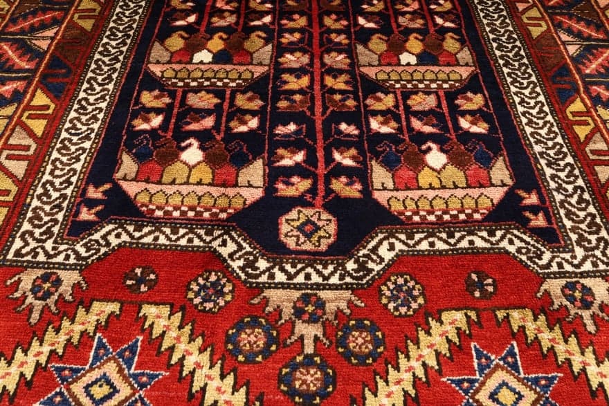 Antique Mazlegan Carpet  205x131 - Image 6
