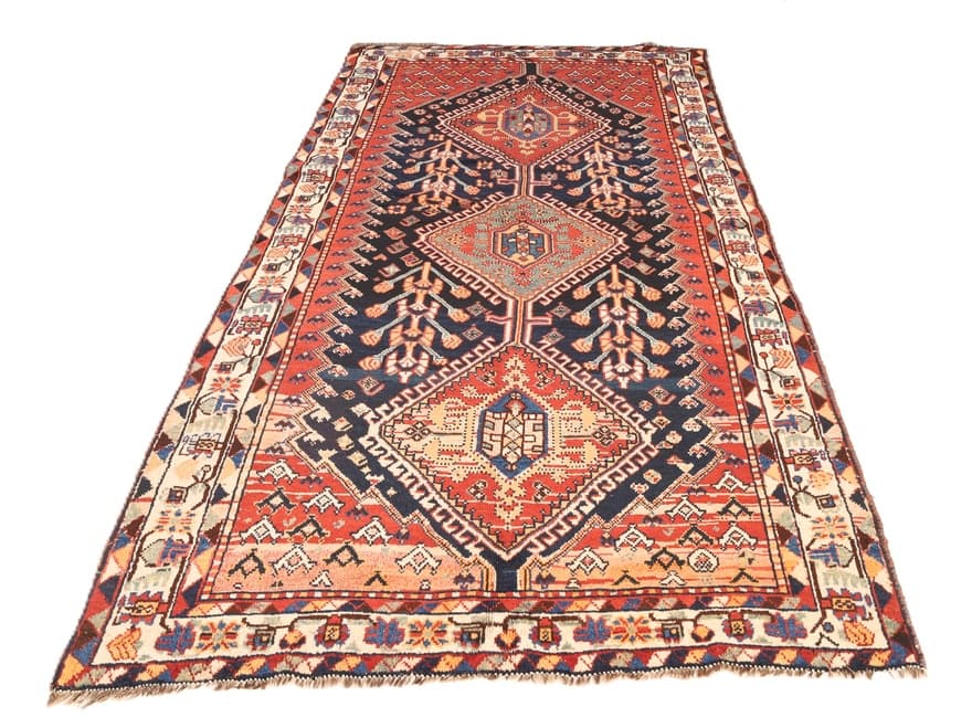 Antike Ghashaghi Teppich 250x137