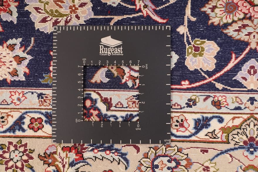 Isfahan  Silknkette Carpet  230x152 - Image 6