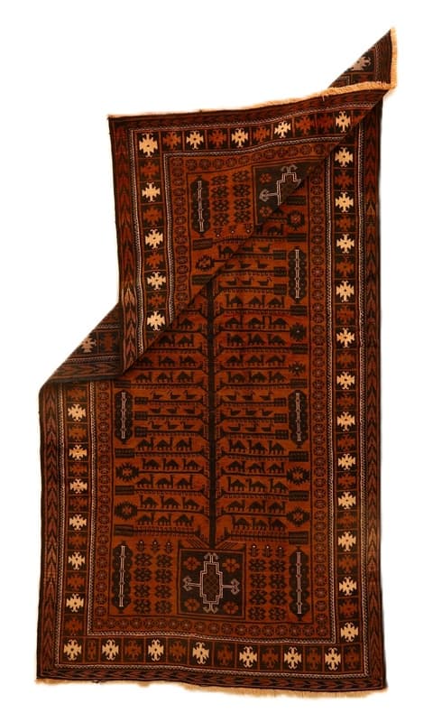 Antique Baluch  Carpet 231x122