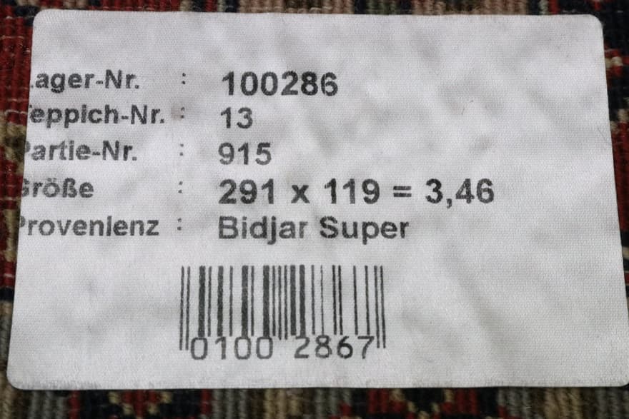 Bidjar Carpet  291x119