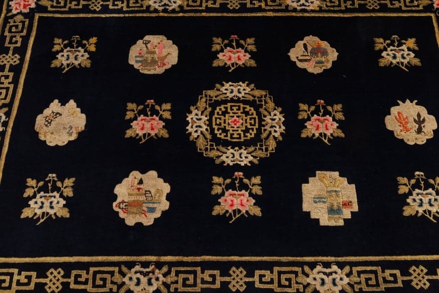 Antique China Teppich 210x134 - Image 4