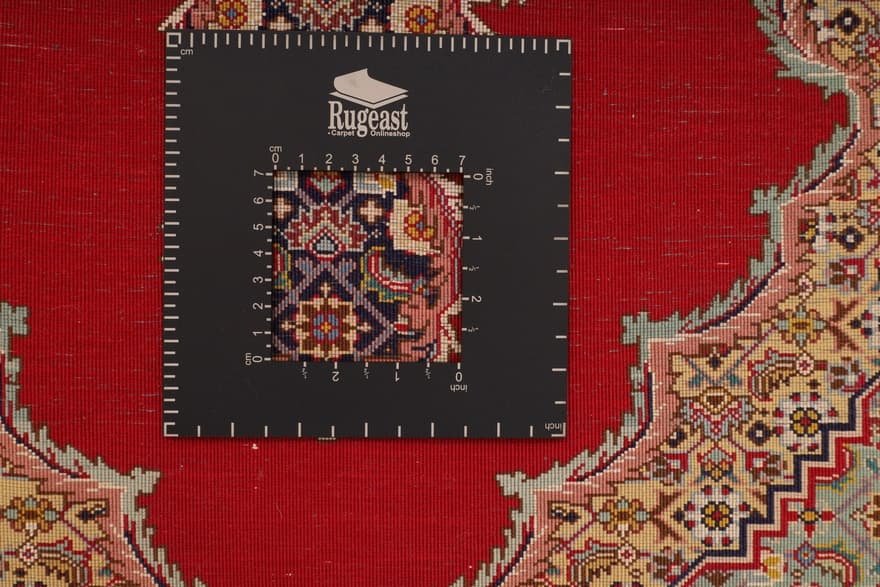 Tabriz 50Raj Carpet  91x67 - Image 3
