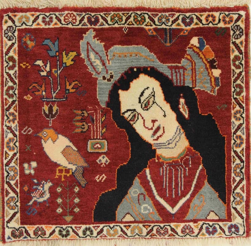 Ghashgahi Teppich 67x63