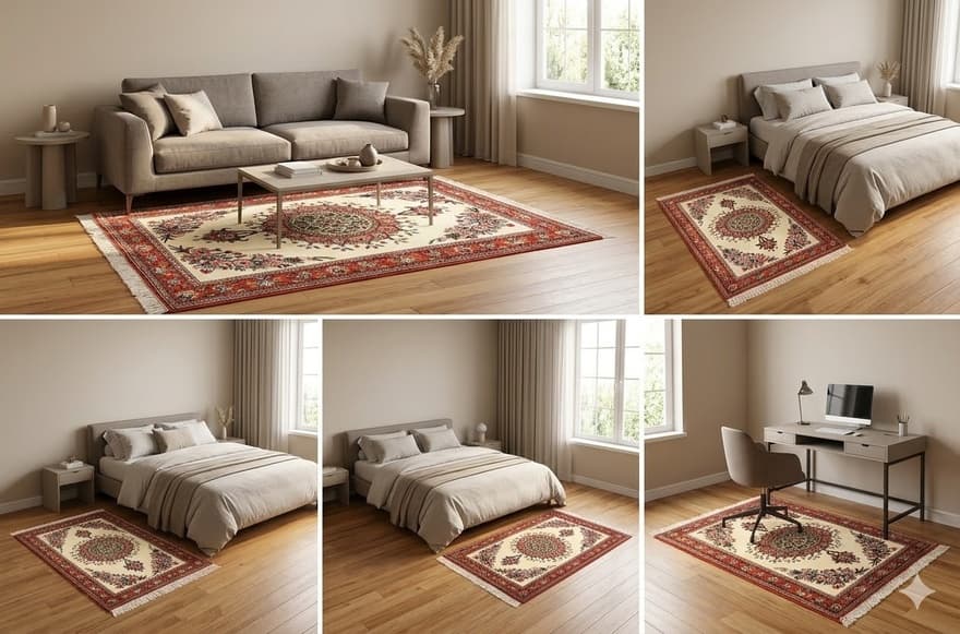 Ghom Silk Carpet 120x79 - Image 2