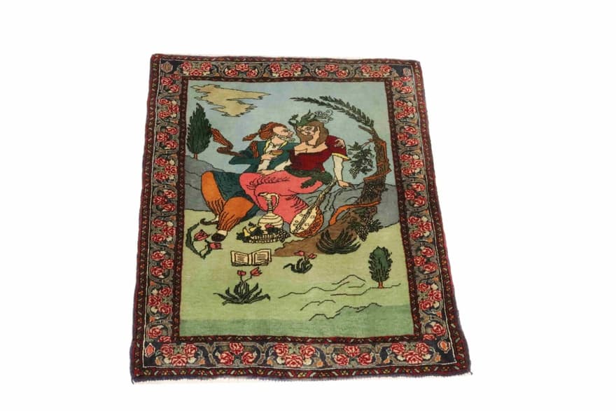 Bidjar Teppich 87x55