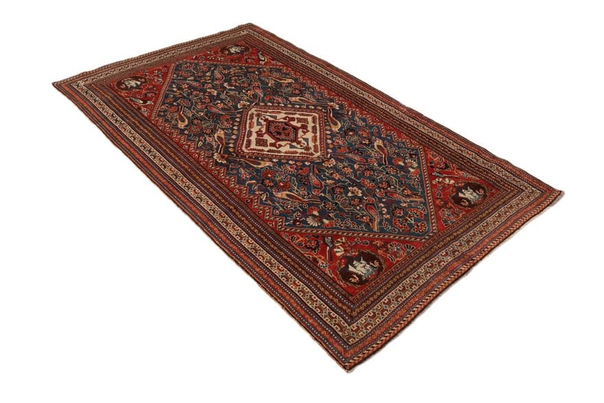 Antike Ghashai Teppich 243x145
