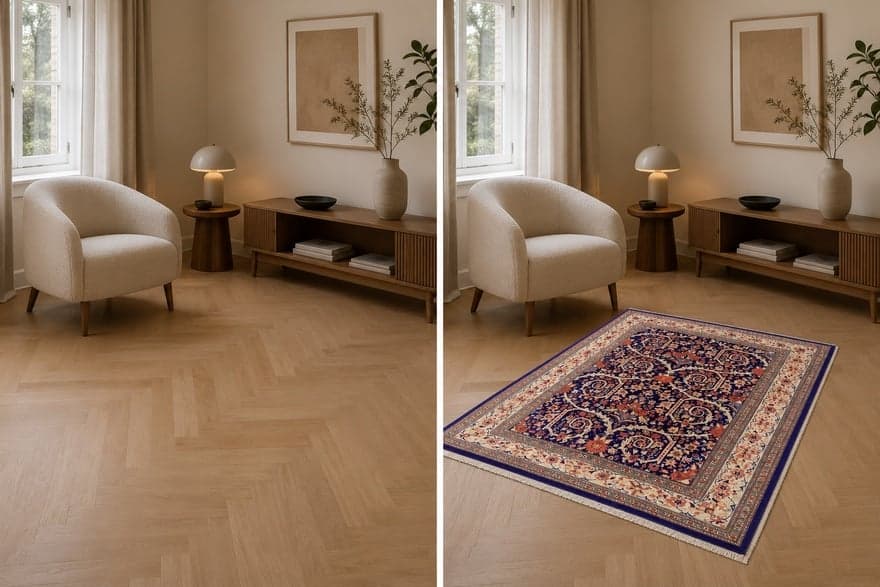 Ghom Silk Carpet 115x81 - Image 2