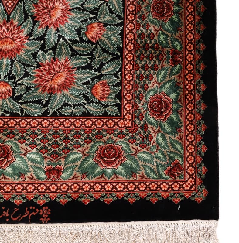 Ghom  Mahmoud Rajabi design seide Teppich 125x78