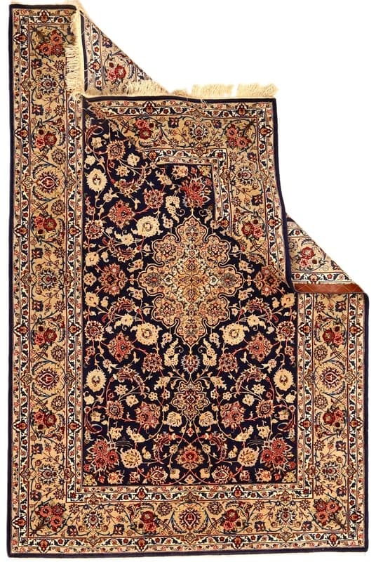 Isfahan  Silknkette Carpet  230x152 - Image 2