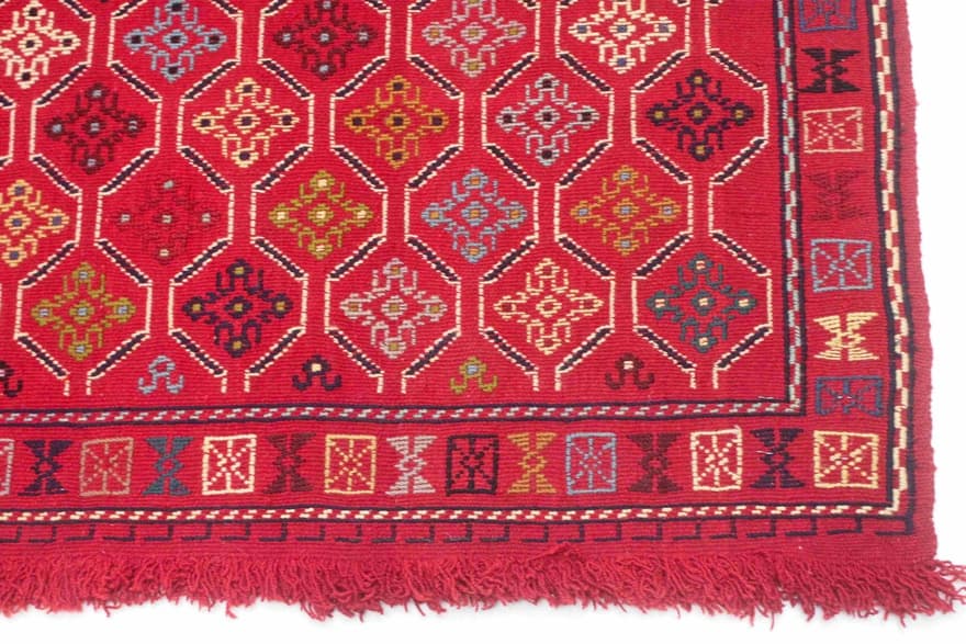 Kelim Afshar Teppich 195x127