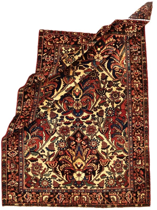 Antike BAKHTIAR Teppich 202x141 - Image 3