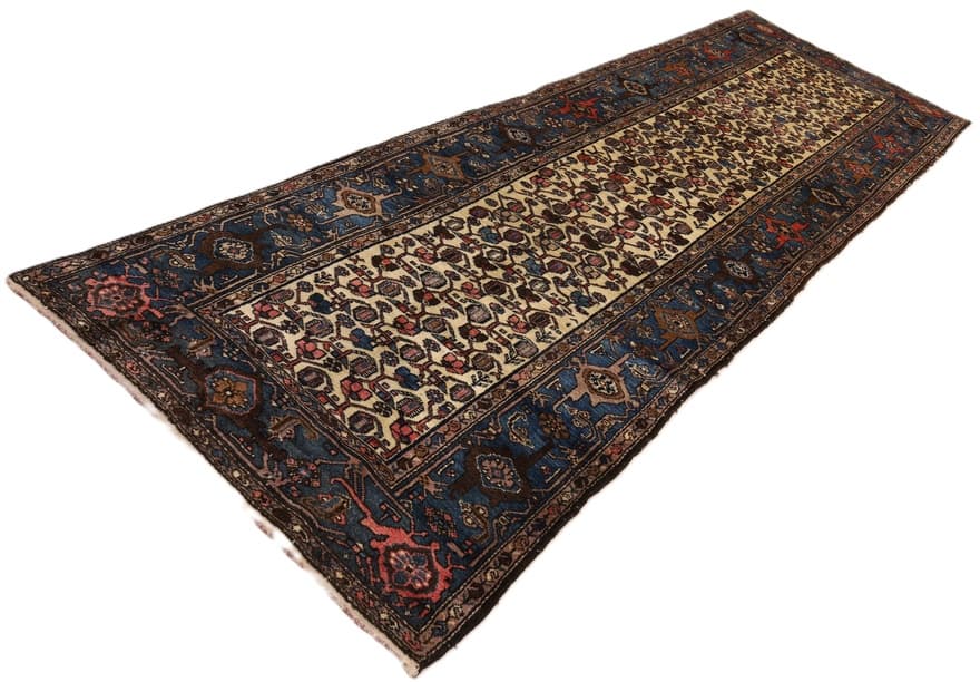Antique Malayer Teppich 387x120 - Image 6