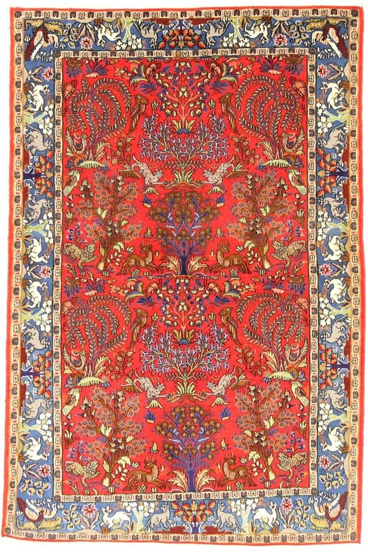 Ghom Teppich  204x136