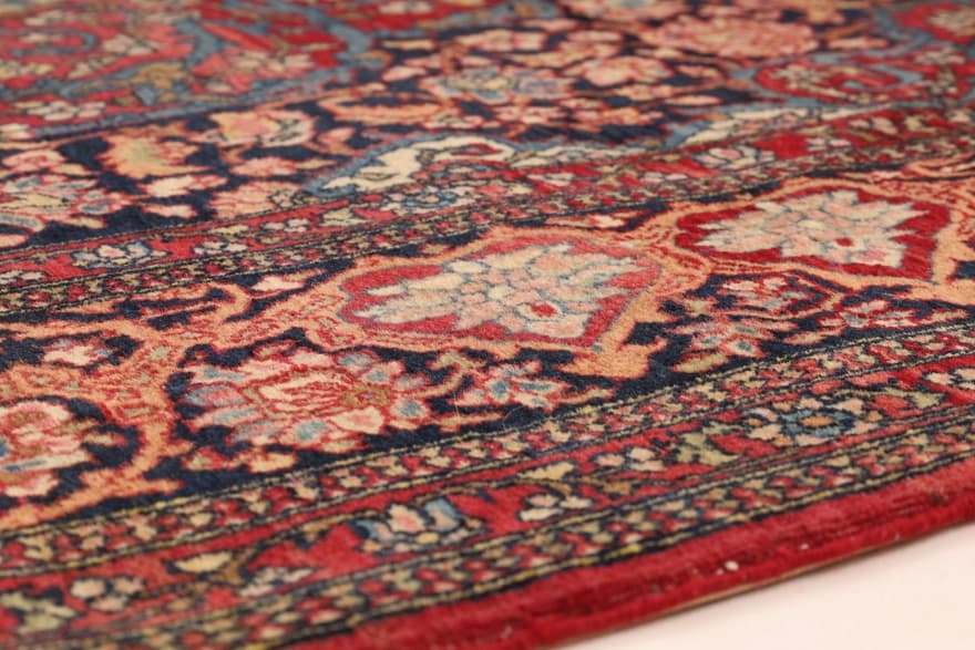 Antique Isfahan Carpet  220x140 - Image 5