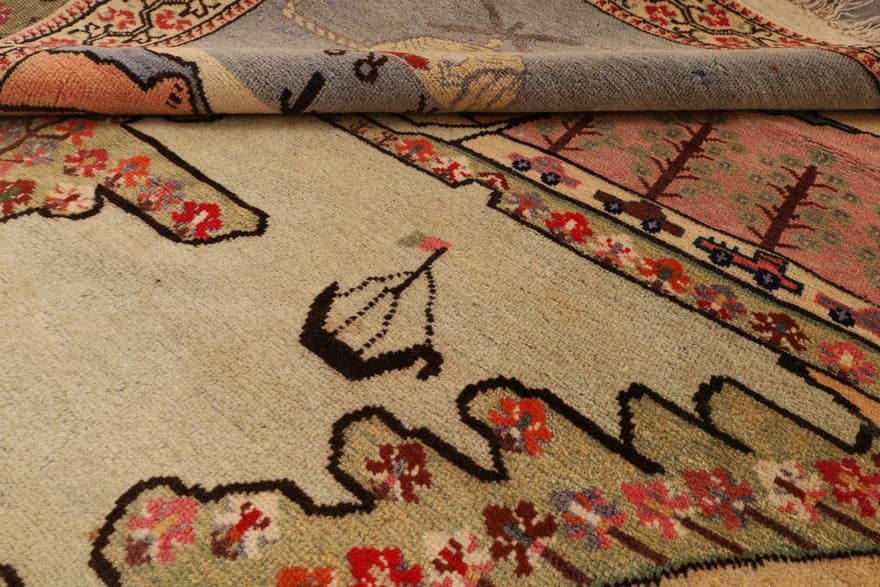 Afghan Antike Teppich 205x133