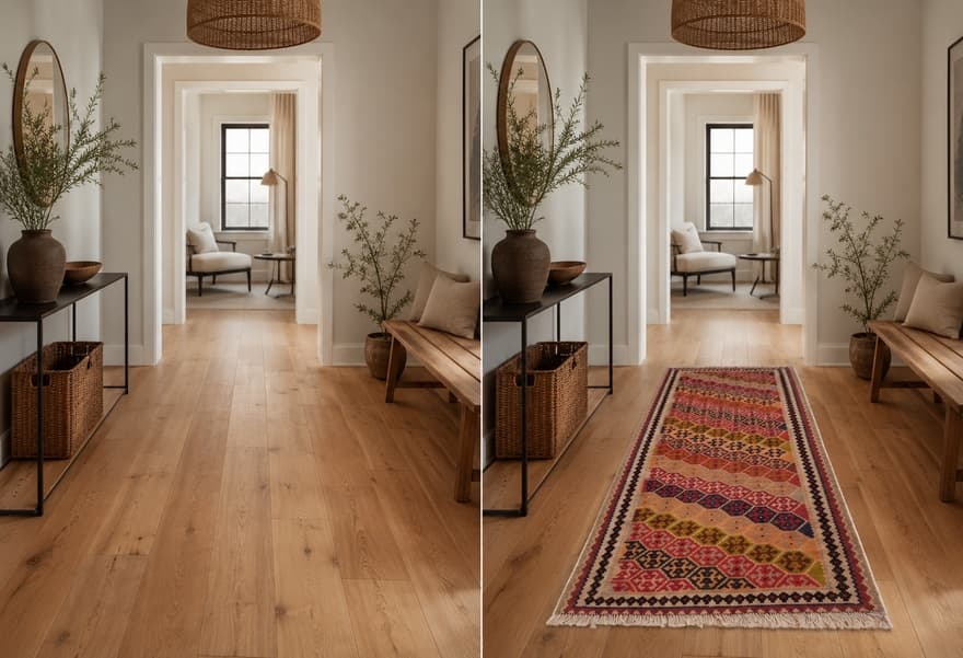 Kilim Fars Carpet  188x104 - Image 2