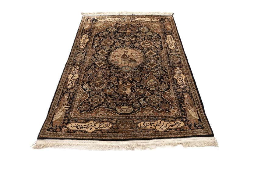 Qum Silk Carpet 200x130