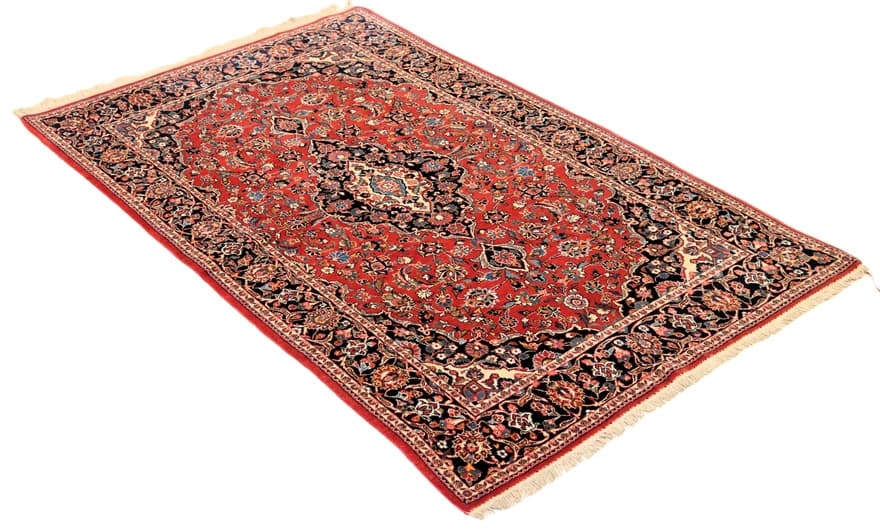 Antike Kashan Teppich 192x138