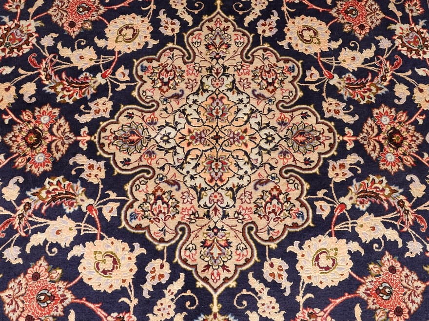 Isfahan  Silknkette Carpet  230x152 - Image 5