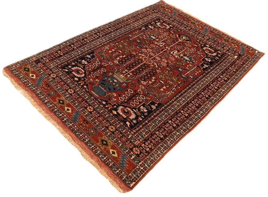 Antique Ghuchan Carpet  187x135 - Image 4