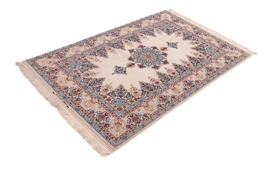Isfahan Davari Seidenkette Teppich 203x130
