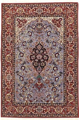 Isfahan Seidenkette Teppich 170x109