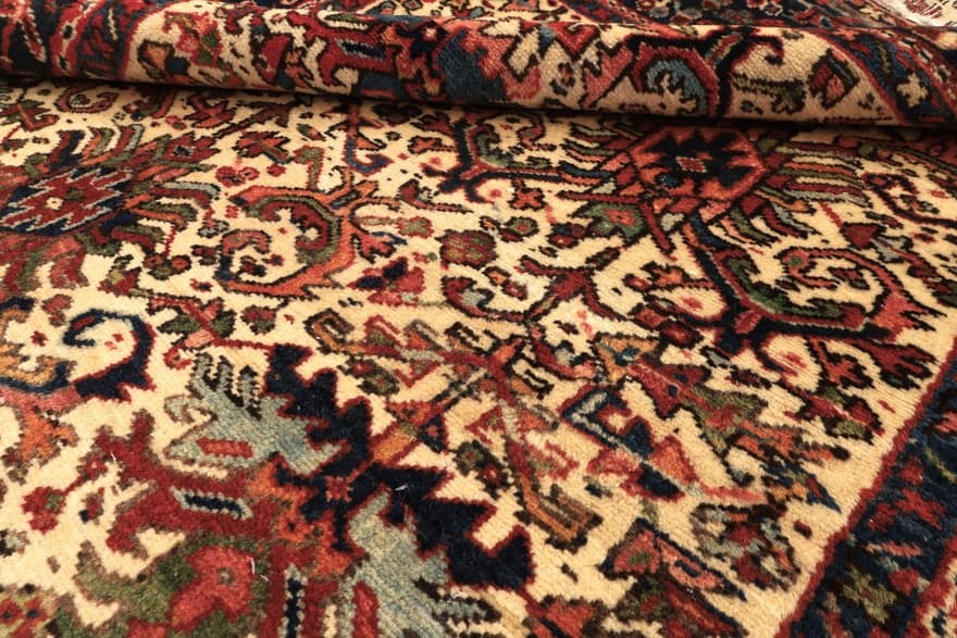 Heriz Antike Teppich 380x155
