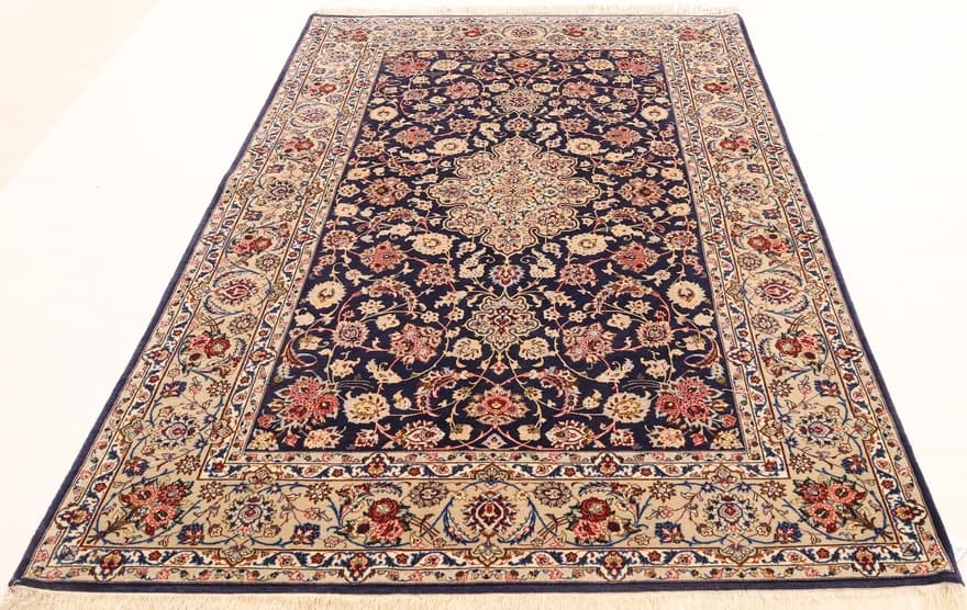 Isfahan  Silknkette Carpet  230x152 - Image 3