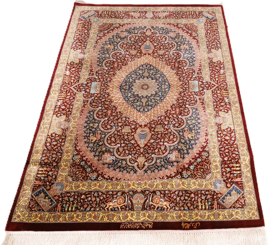 Ghom Seide Teppich 118x80