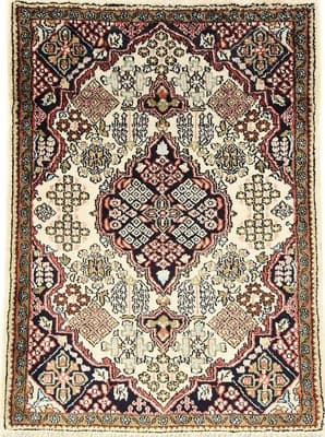Qom Silk Carpet  78x57