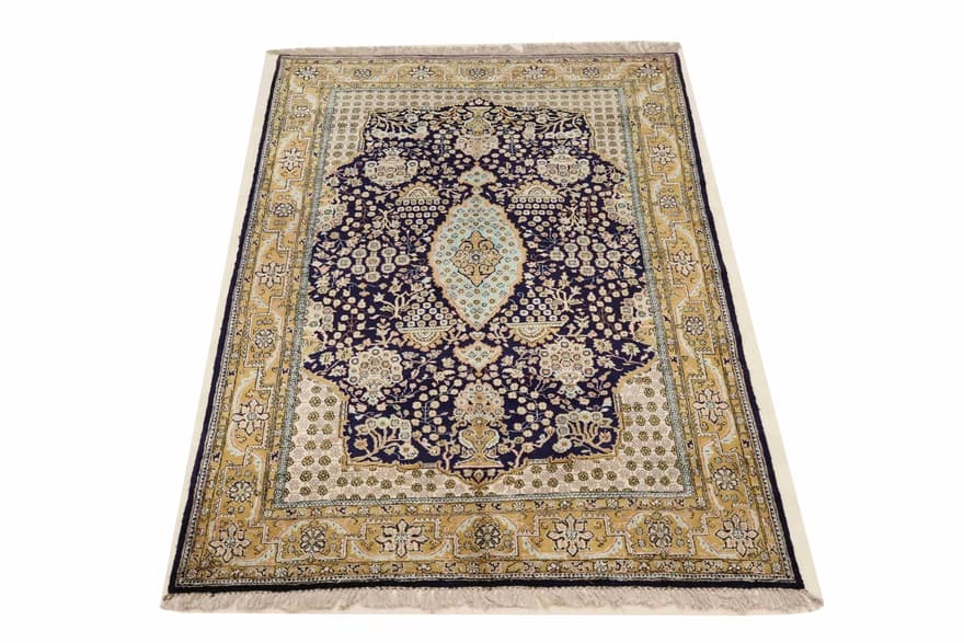 Ghom Silk Carpet  200x137